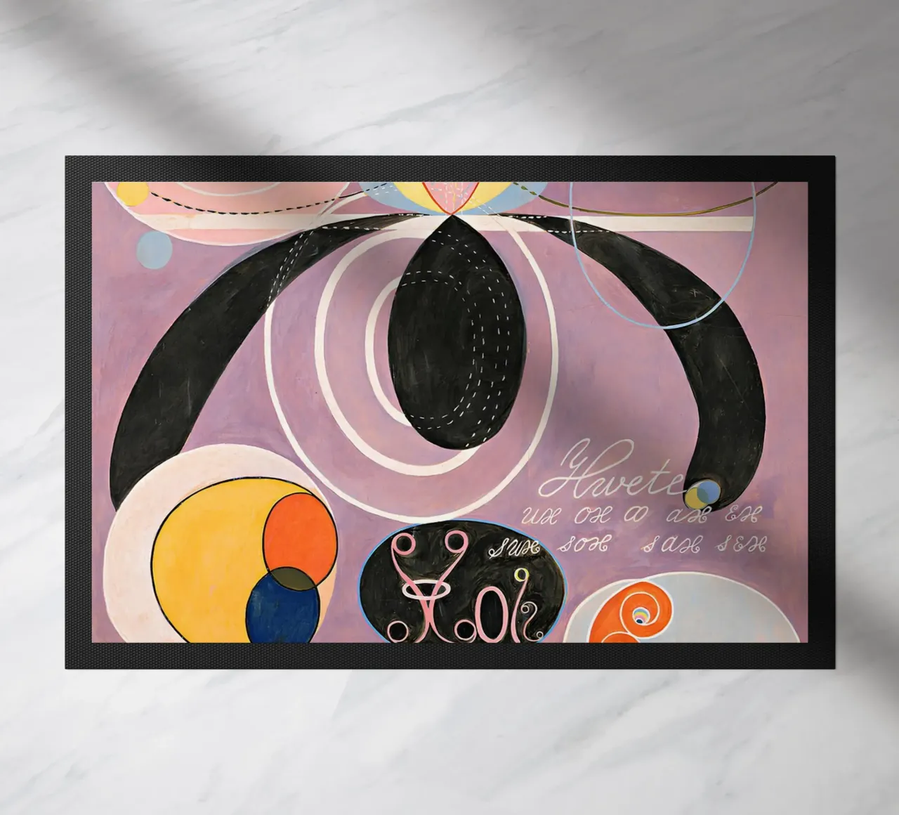 Hilma af Klint I dieci più grandi n. 6 L'età adulta Abstract zerbino da homdeco