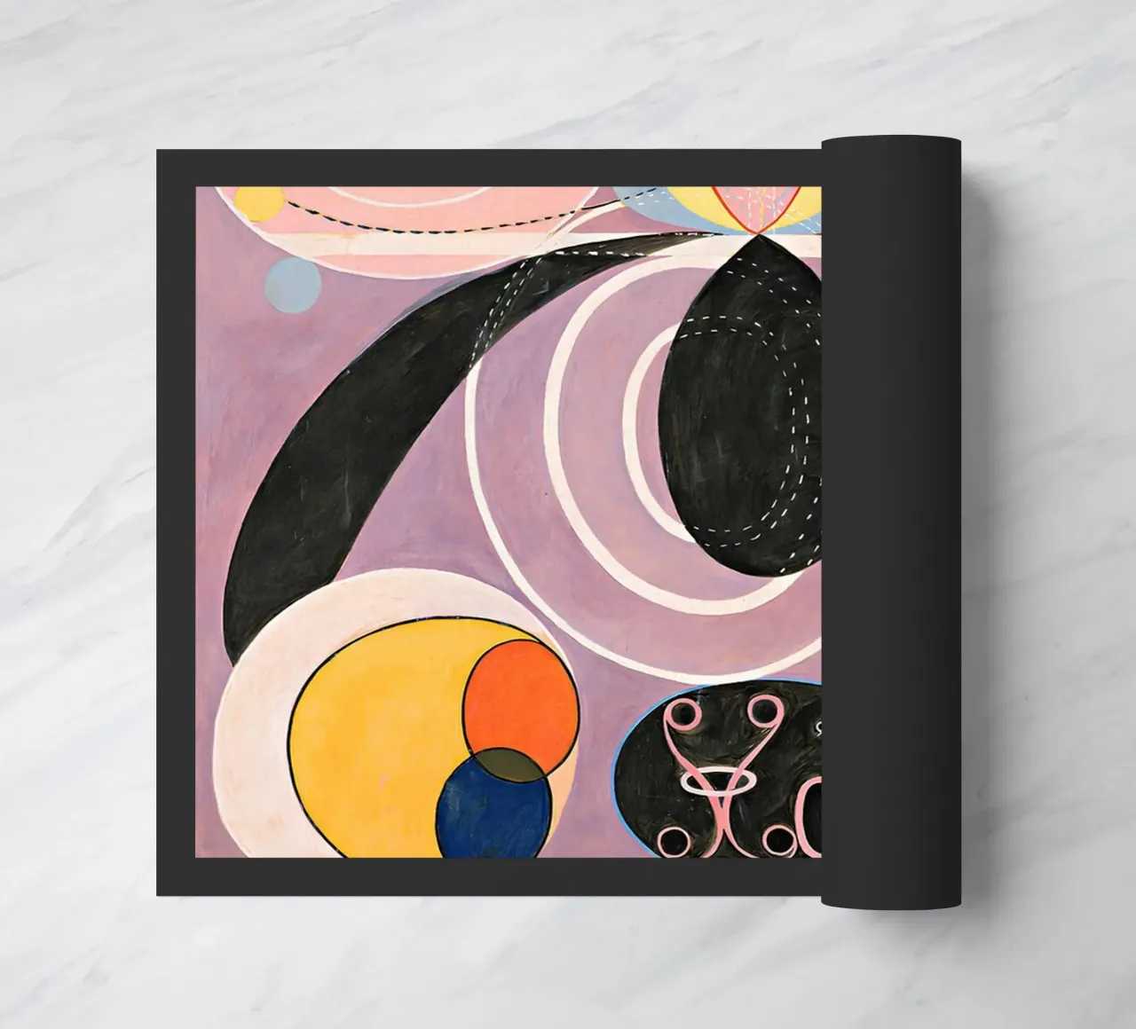 Hilma af Klint I dieci più grandi n. 6 L'età adulta Abstract zerbino da homdeco