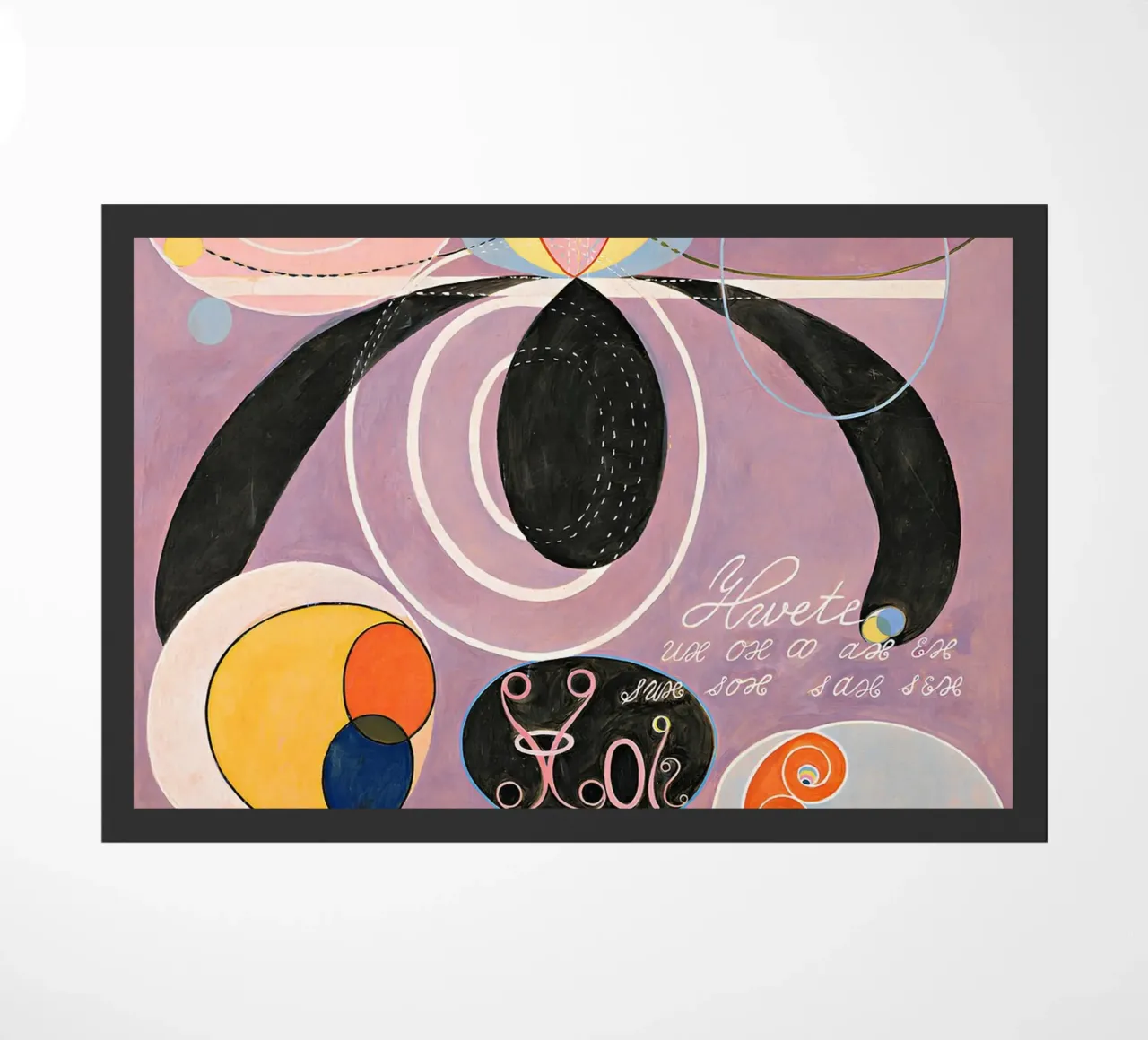 Hilma af Klint I dieci più grandi n. 6 L'età adulta Abstract zerbino da homdeco