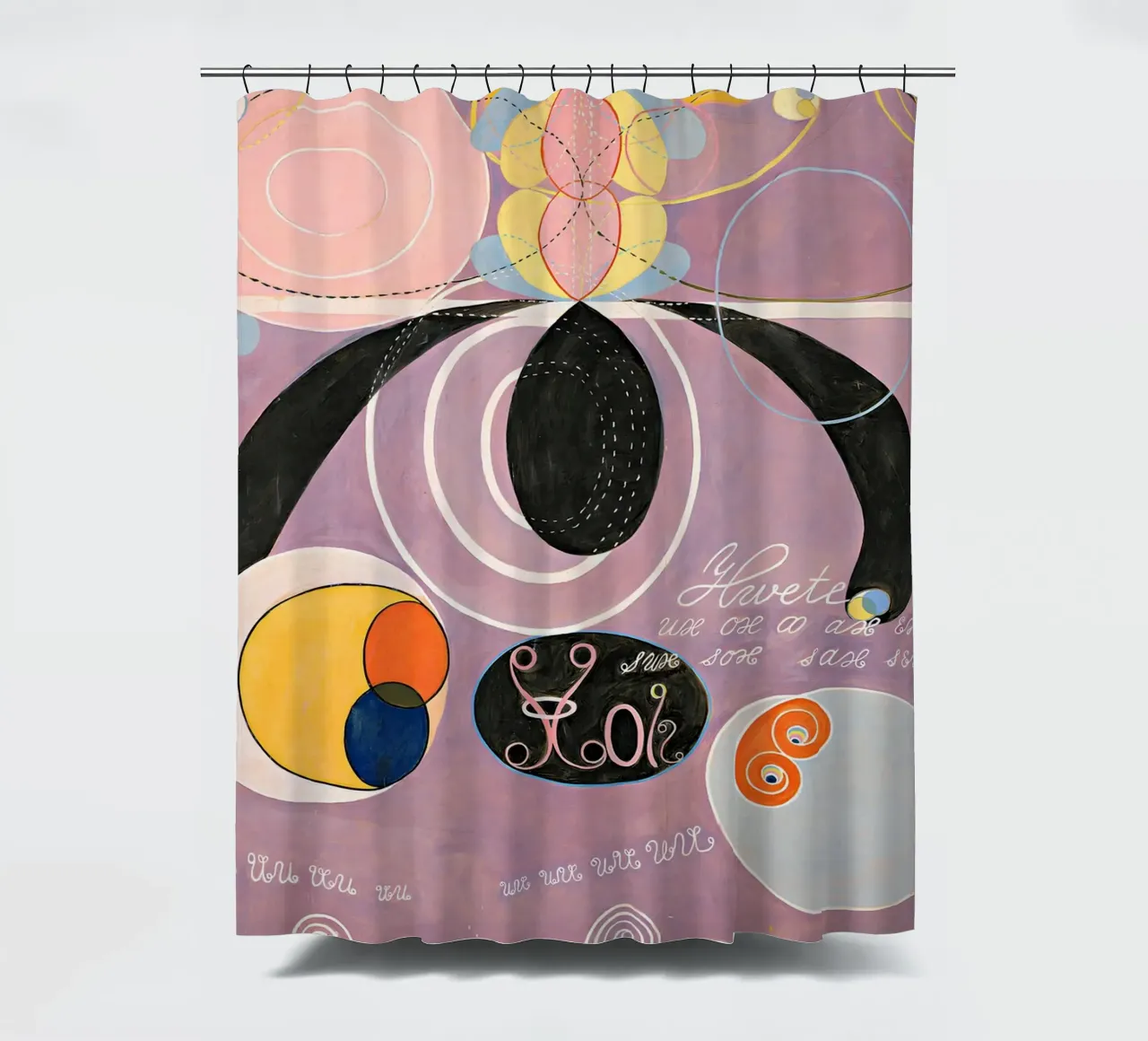 Hilma af Klint I dieci più grandi n. 6 L'età adulta Abstract tenda da doccia da homdeco