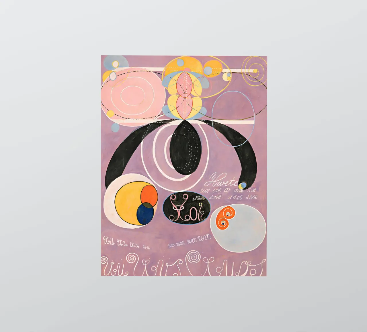 Hilma af Klint Die Zehn Größten Nr. 6 Erwachsenwerden Zusammenfassung Sticker von homdeco