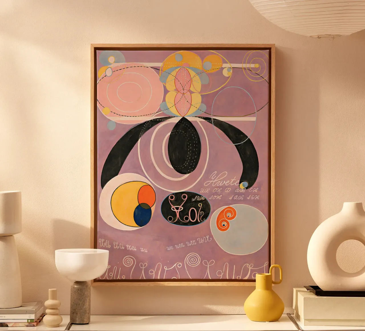 Hilma af Klint I dieci più grandi n. 6 L'età adulta Abstract tela da homdeco