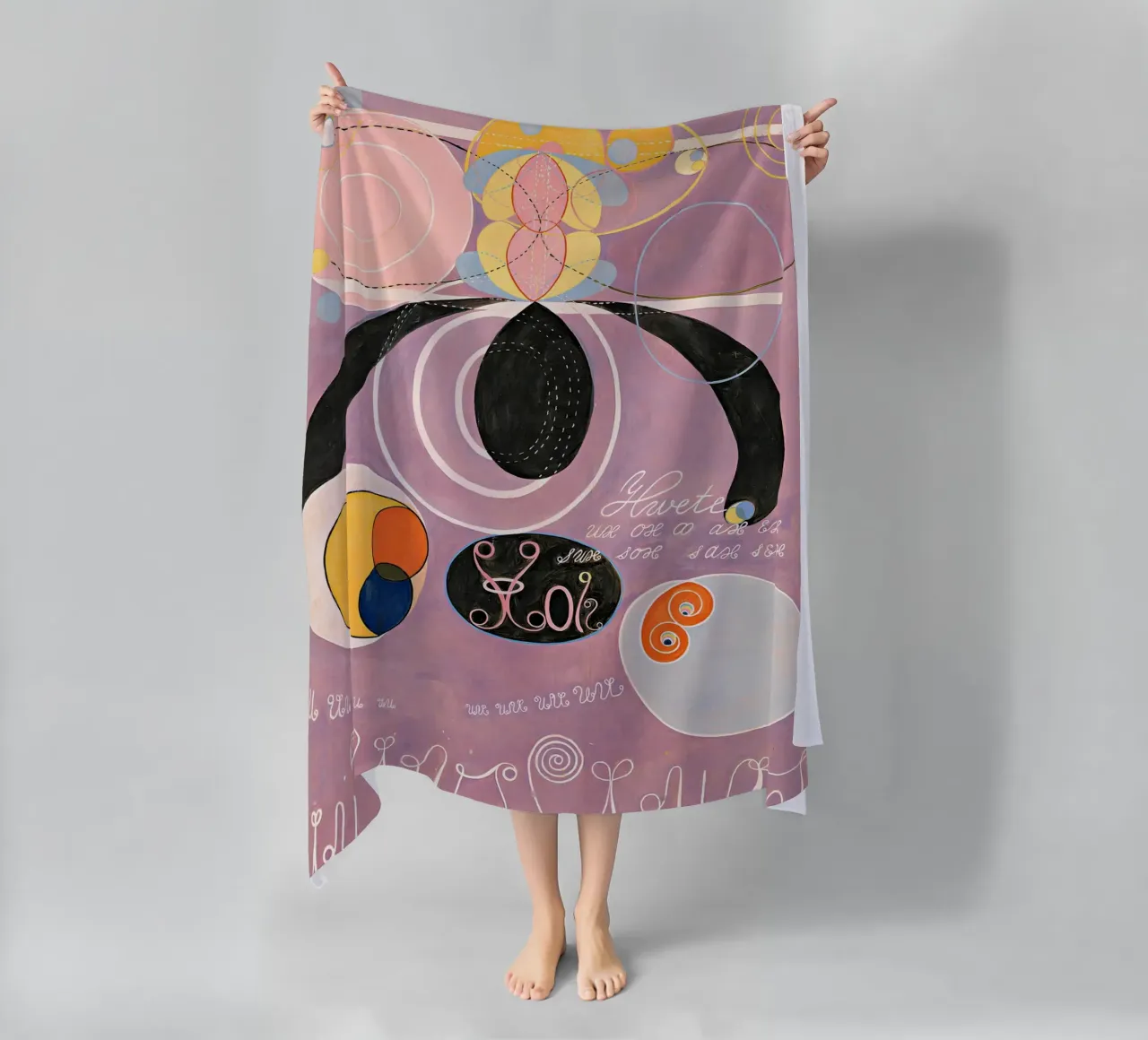 Hilma af Klint I dieci più grandi n. 6 L'età adulta Abstract telo mare da homdeco