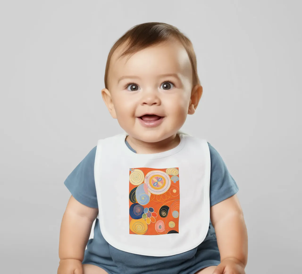 Hilma af Klint I dieci più grandi n. 3 Astratto giovanile bavaglino da homdeco