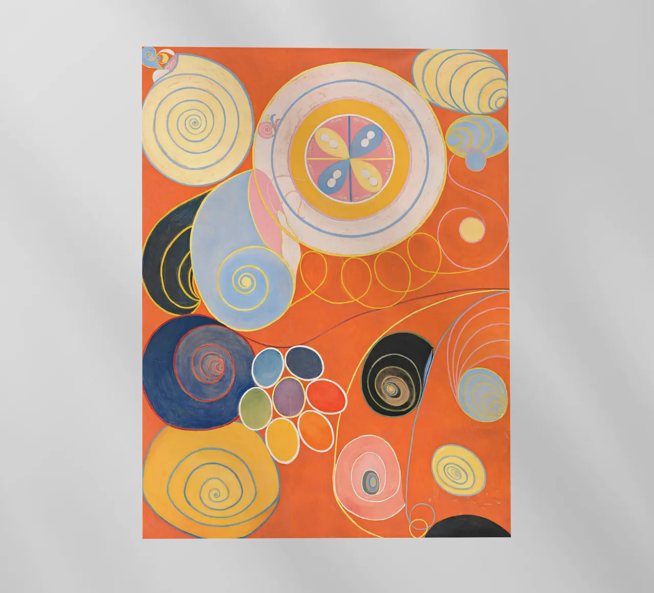 Hilma af Klint I dieci più grandi n. 3 Astratto giovanile pellicola backlit da homdeco