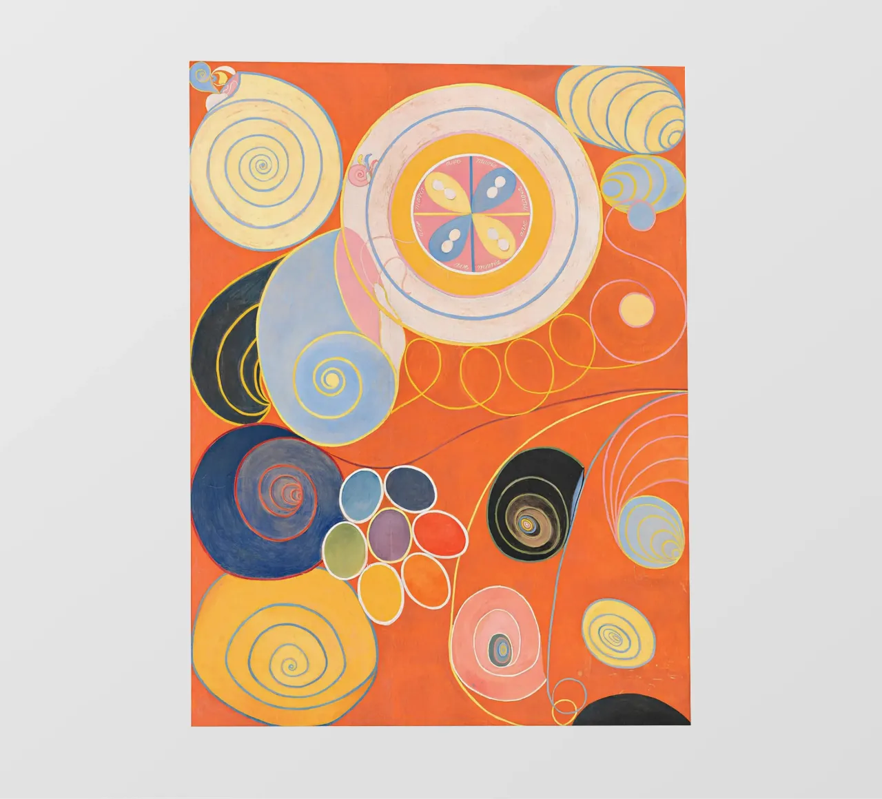 Hilma af Klint I dieci più grandi n. 3 Astratto giovanile pellicola backlit da homdeco