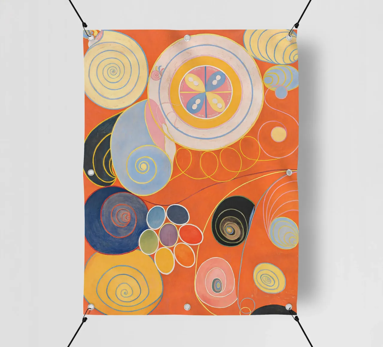 Hilma af Klint I dieci più grandi n. 3 Astratto giovanile telo in pvc da homdeco