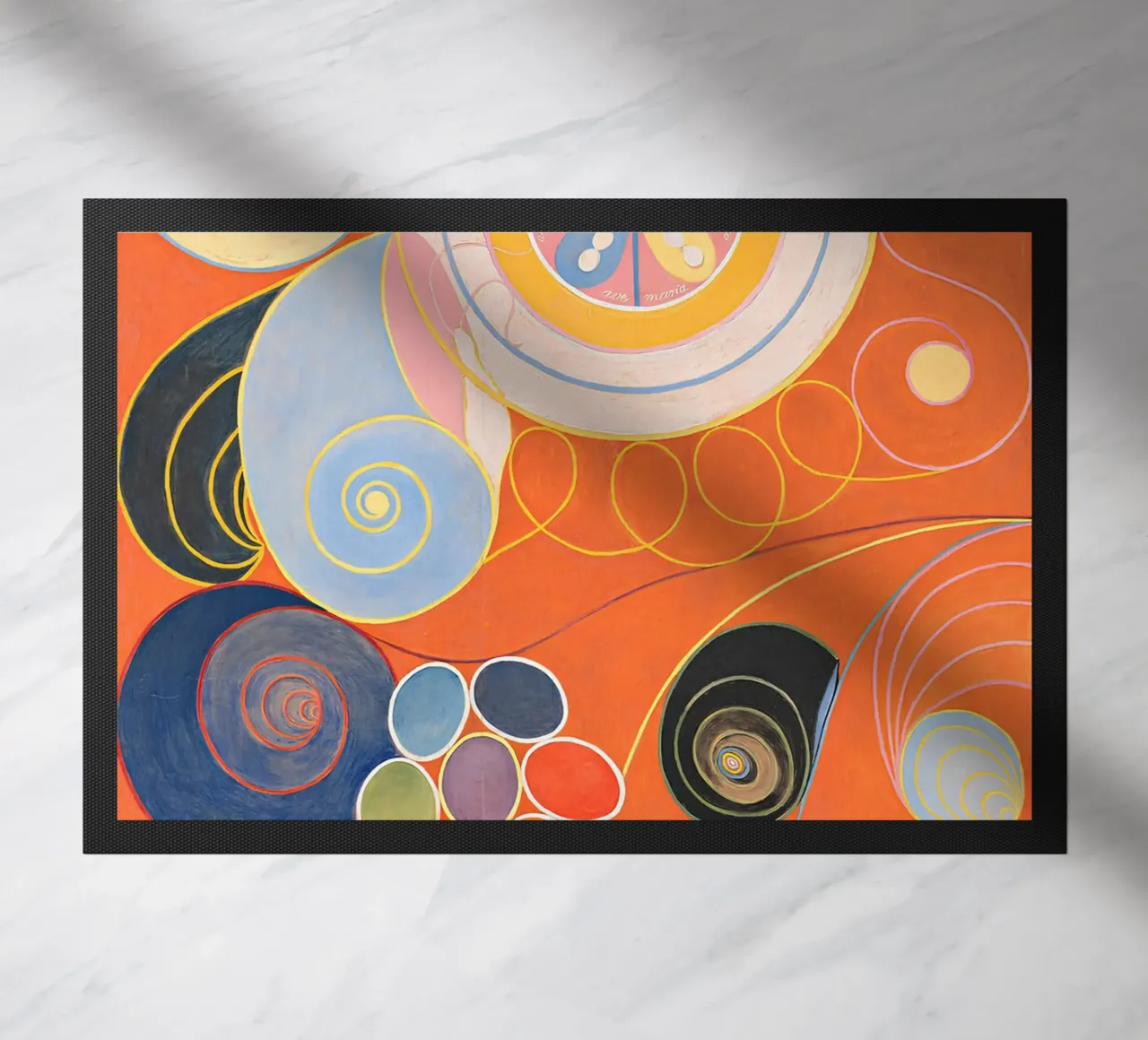 Hilma af Klint I dieci più grandi n. 3 Astratto giovanile zerbino da homdeco