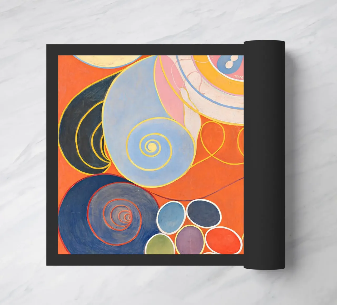 Hilma af Klint I dieci più grandi n. 3 Astratto giovanile zerbino da homdeco