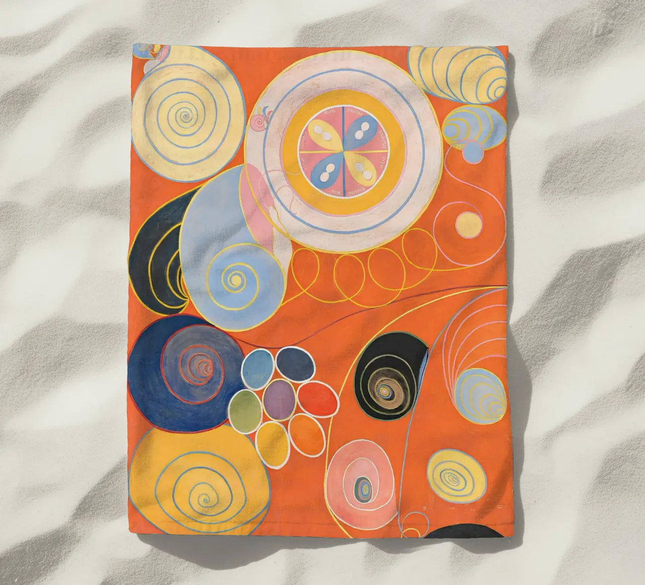 Hilma af Klint I dieci più grandi n. 3 Astratto giovanile telo mare da homdeco