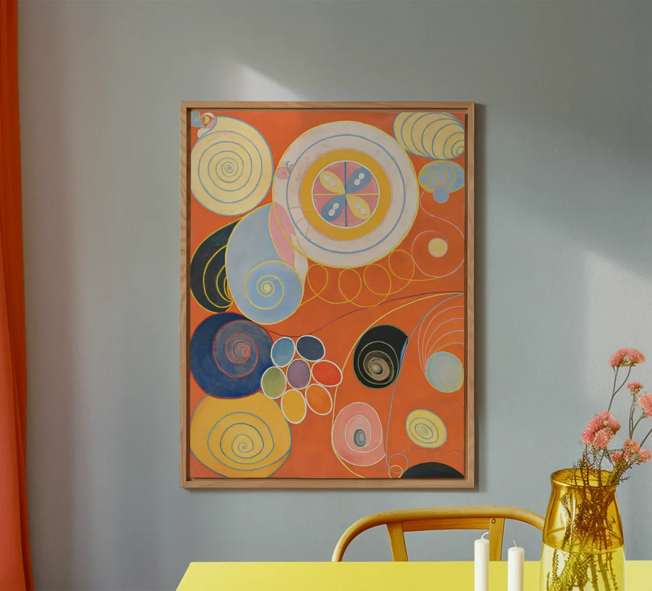 Hilma af Klint I dieci più grandi n. 3 Astratto giovanile pannello forex da homdeco
