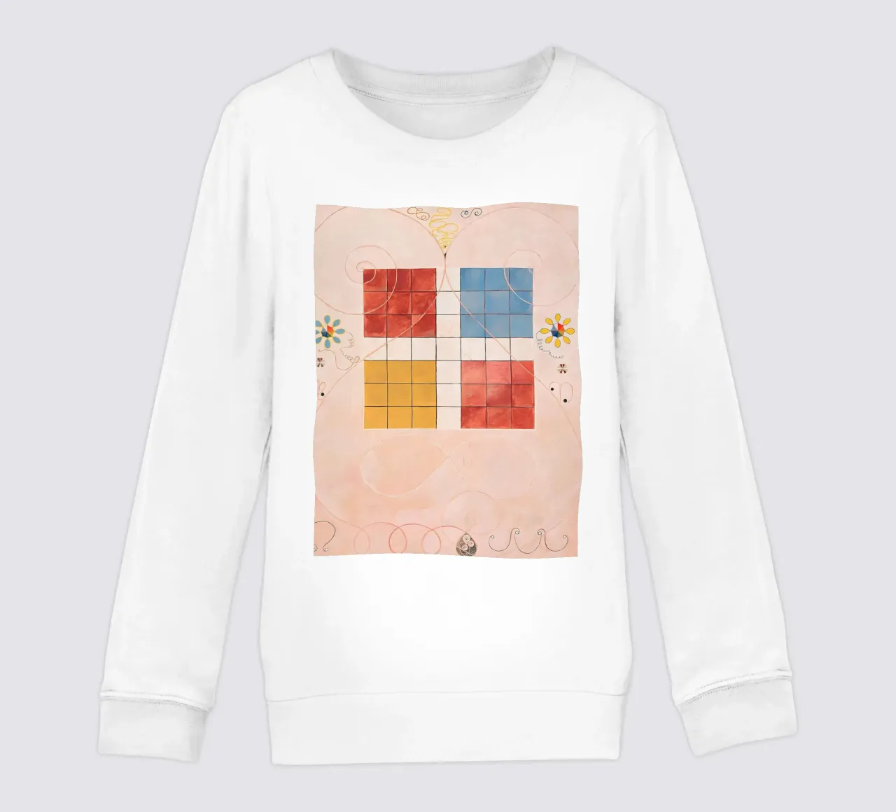 Hilma af Klint Evolution Grid Abstract Symbolic Art sweat enfant de homdeco