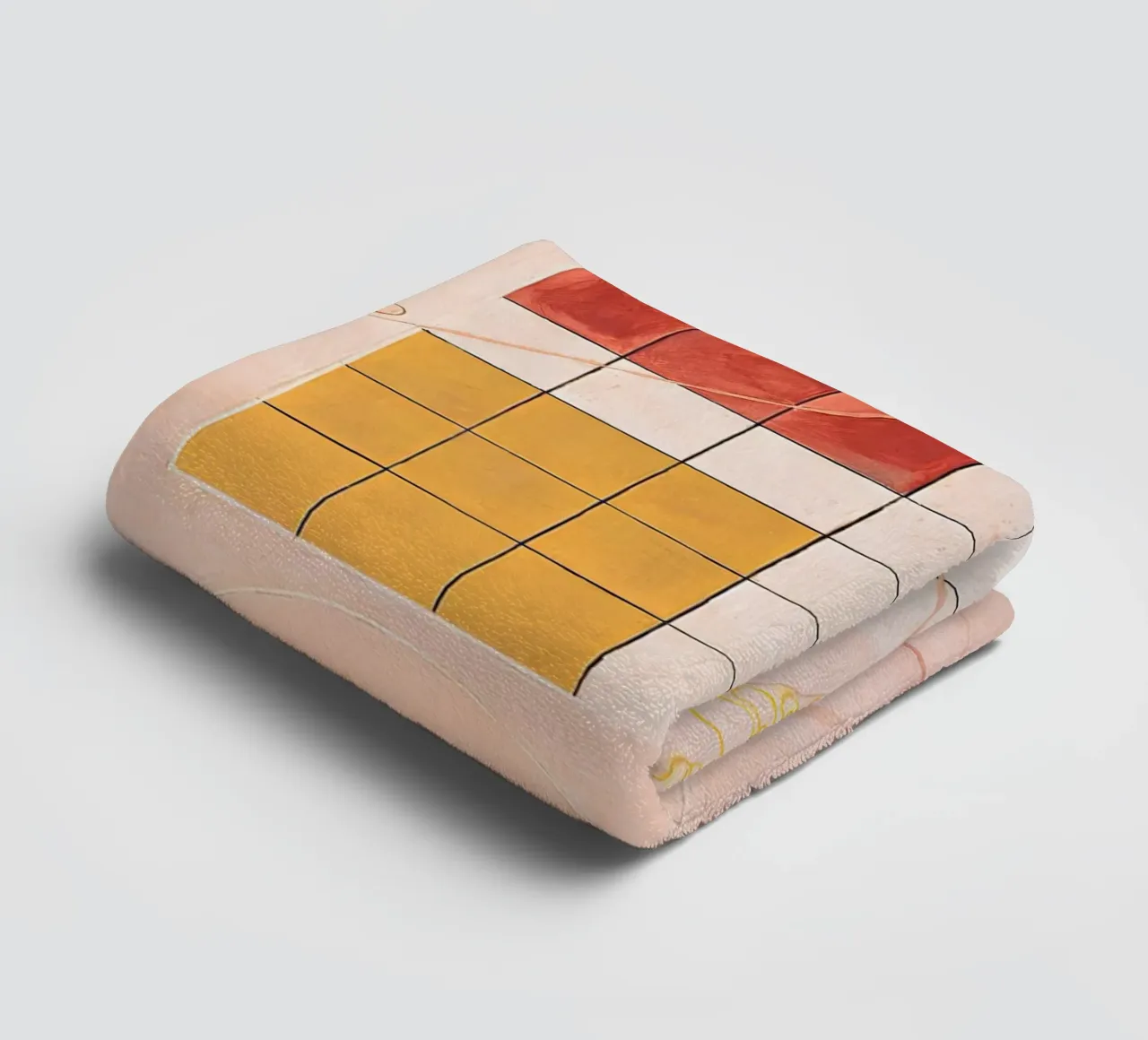 Hilma af Klint Evolution Grid Abstract Symbolic Art towel by homdeco