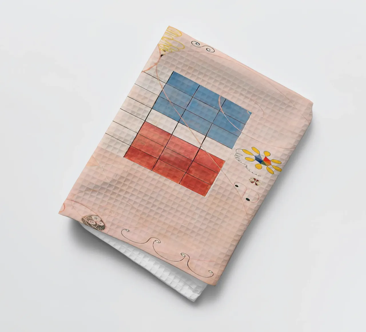 Hilma af Klint Evolution Grid Abstract Symbolic Art torchon de homdeco