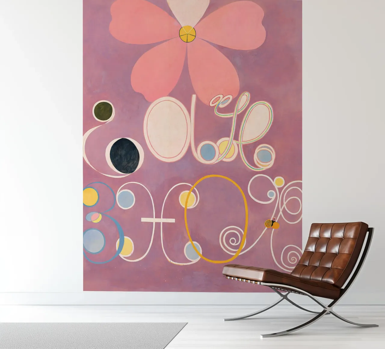 Hilma af Klint Die Zehn Größten Nr. 5 Erwachsenwerden Zusammenfassung Fototapete von homdeco
