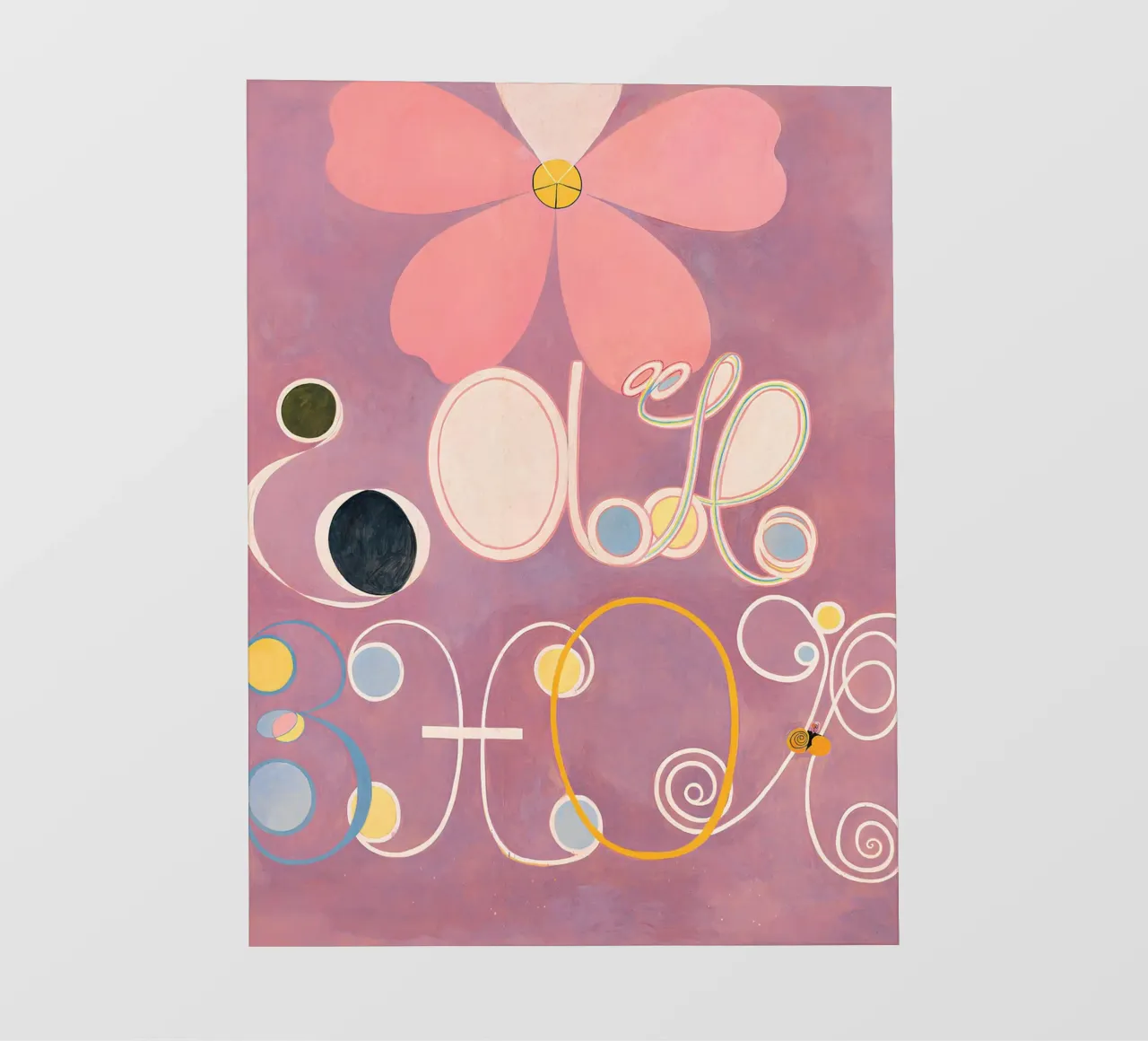 Hilma af Klint Die Zehn Größten Nr. 5 Erwachsenwerden Zusammenfassung Fototapete von homdeco