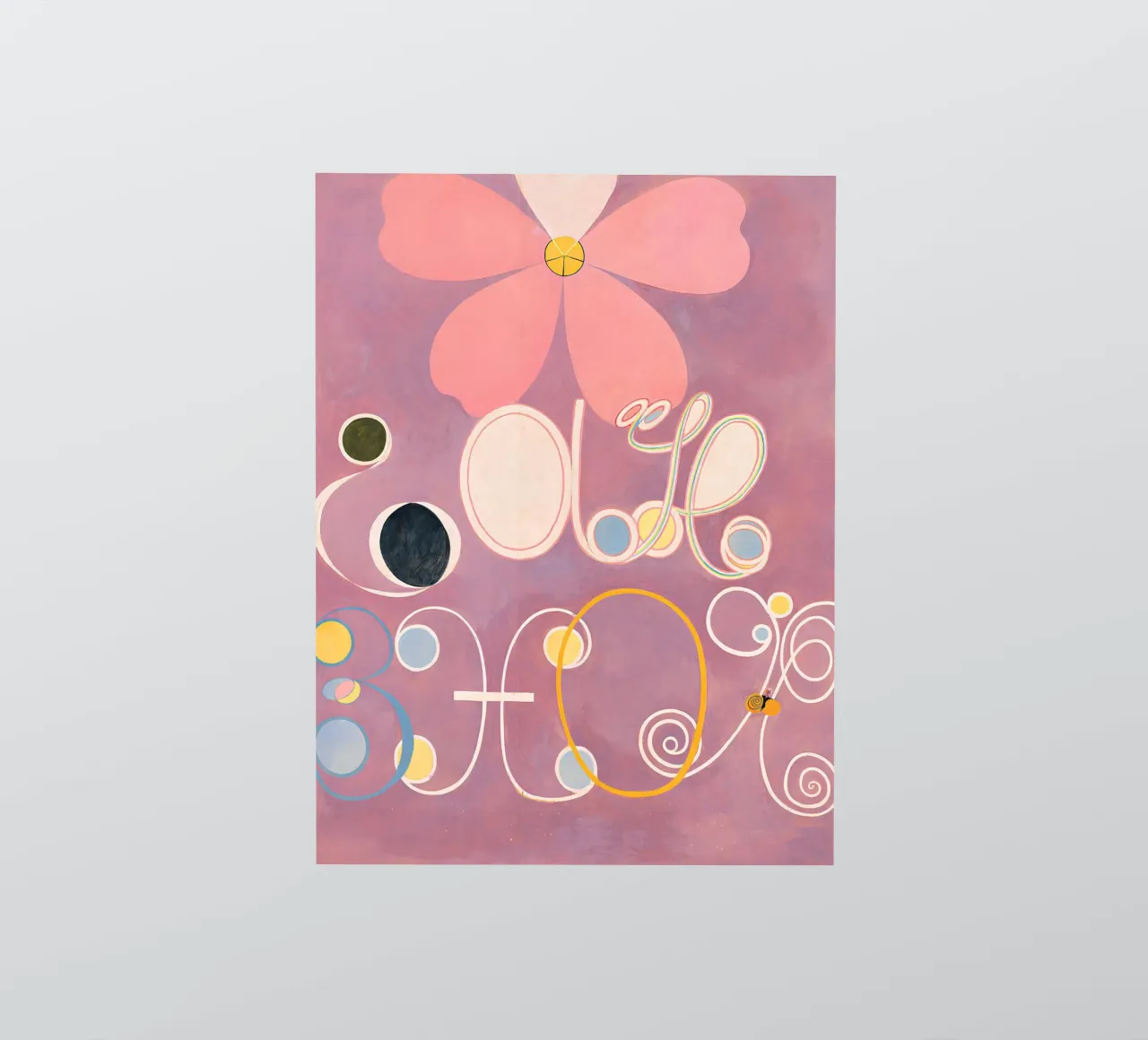 Hilma af Klint I dieci più grandi n. 5 L'età adulta Abstract adesivo da homdeco