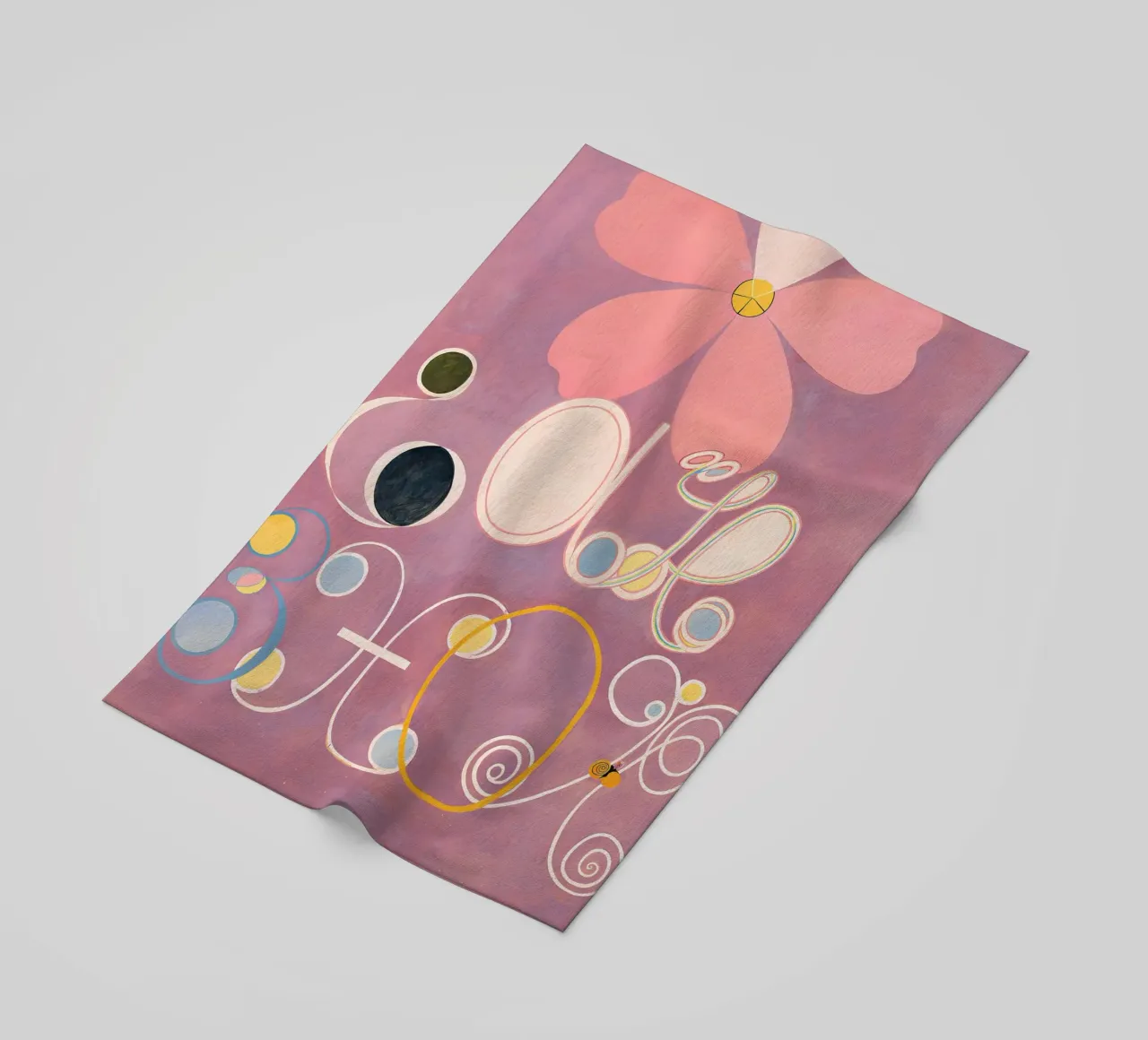Hilma af Klint I dieci più grandi n. 5 L'età adulta Abstract telo mare da homdeco