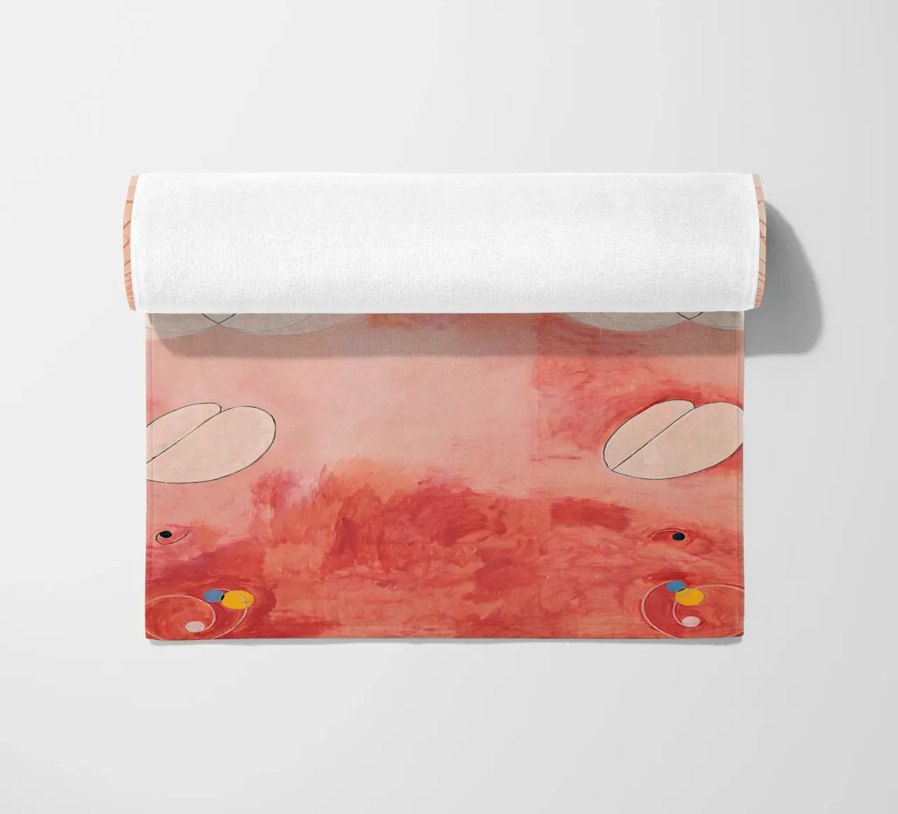 Hilma af Klint I dieci più grandi n. 9 Astratto sulla vecchiaia telo mare da homdeco