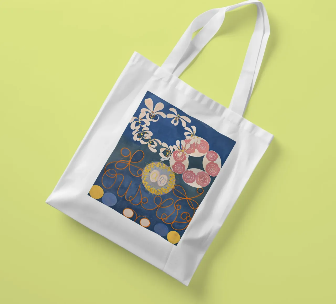 Hilma af Klint I dieci più grandi n. 1 Astratto dell'infanzia borsa in juta da homdeco