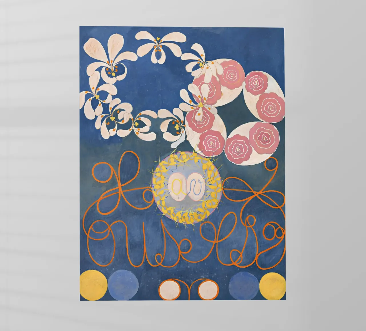 Hilma af Klint I dieci più grandi n. 1 Astratto dell'infanzia pellicola backlit da homdeco