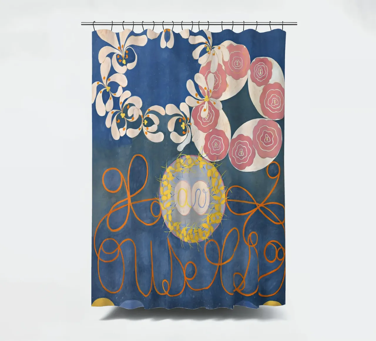 Hilma af Klint De Tien Grootste Nr. 1 Kinderjaren Abstract douchegordijn van homdeco