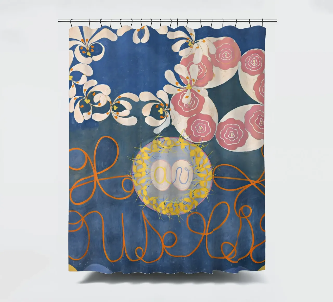 Hilma af Klint De Tien Grootste Nr. 1 Kinderjaren Abstract douchegordijn van homdeco