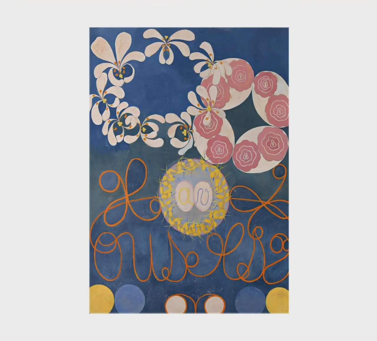 Hilma af Klint The Ten Largest No. 1 Childhood Abstract notebook by homdeco