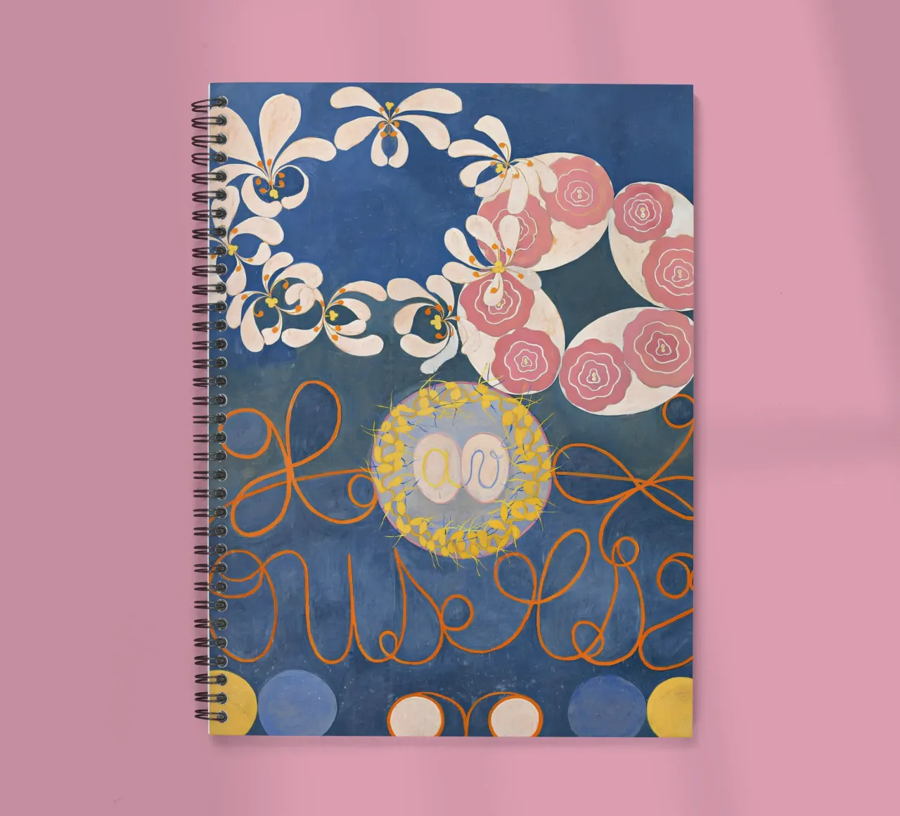 Hilma af Klint The Ten Largest No. 1 Childhood Abstract spiral notebook by homdeco