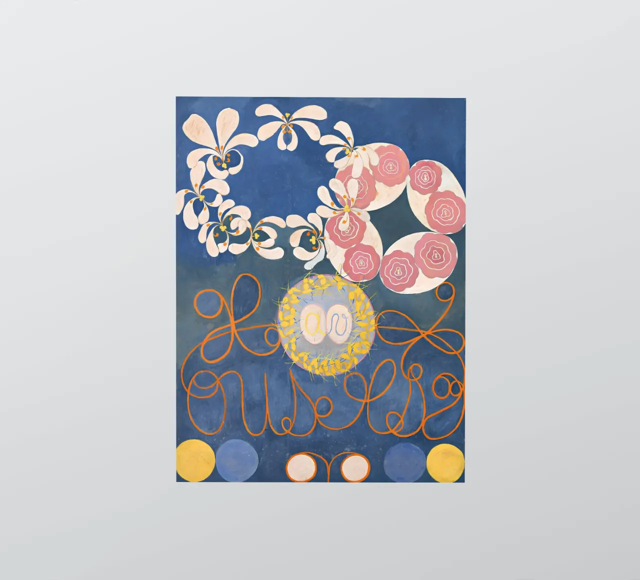 Hilma af Klint The Ten Largest No. 1 Childhood Abstract sticker by homdeco