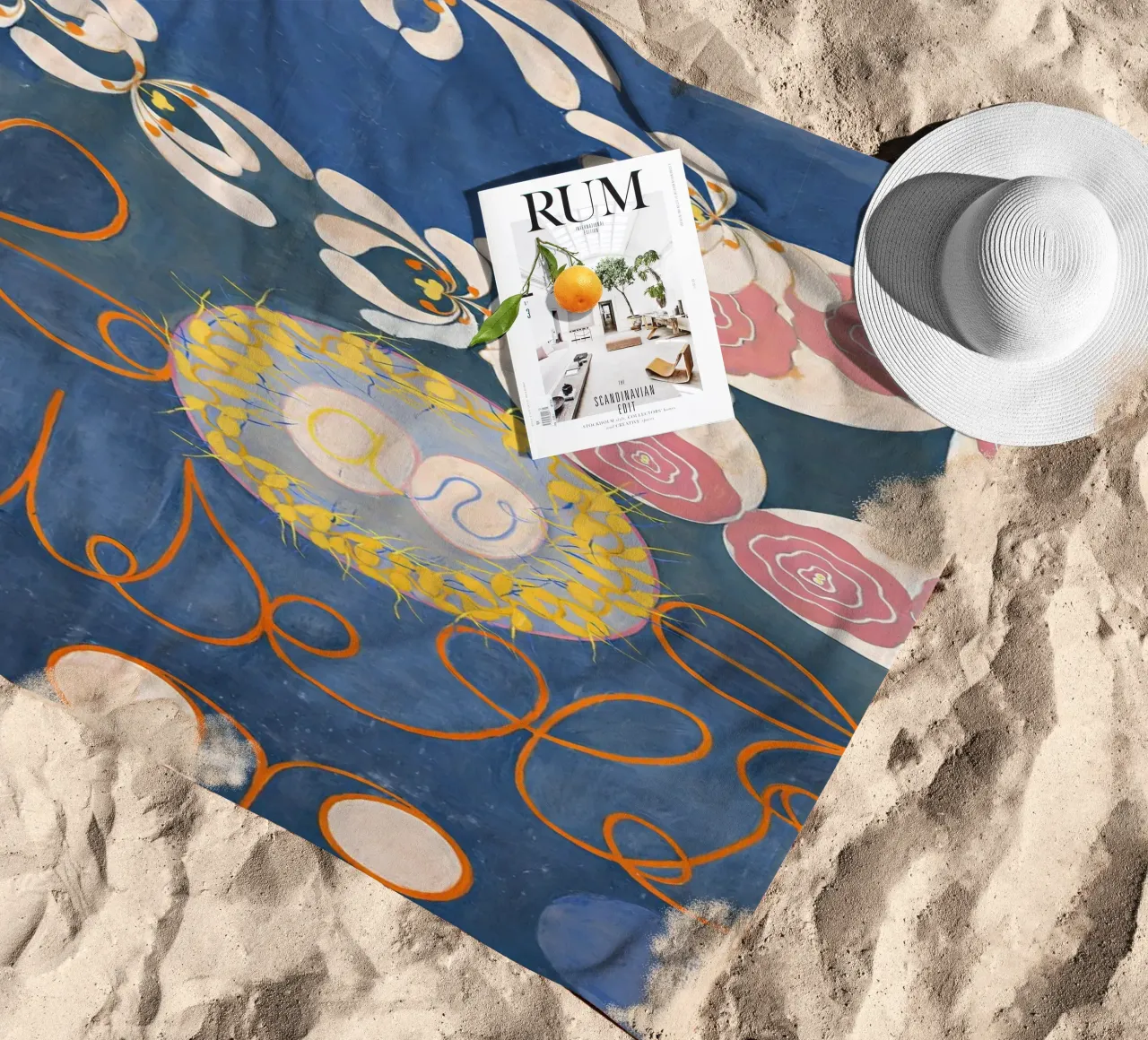 Hilma af Klint I dieci più grandi n. 1 Astratto dell'infanzia telo mare da homdeco