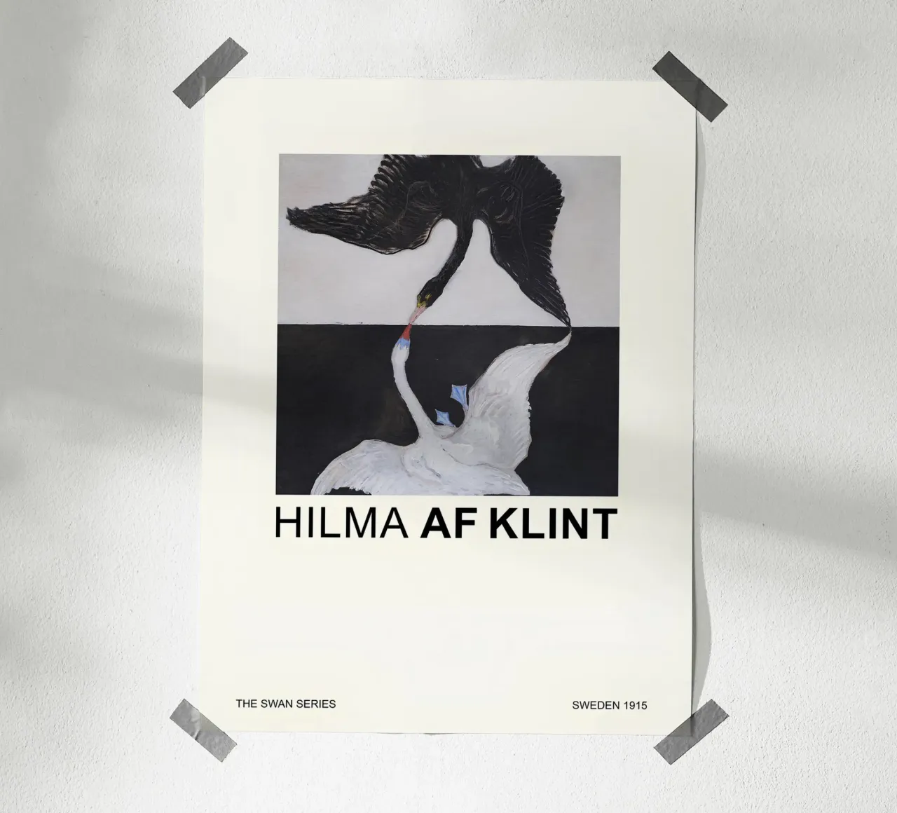Hilma af Klint The Swan Series Abstract Dualism hahnemühle by homdeco