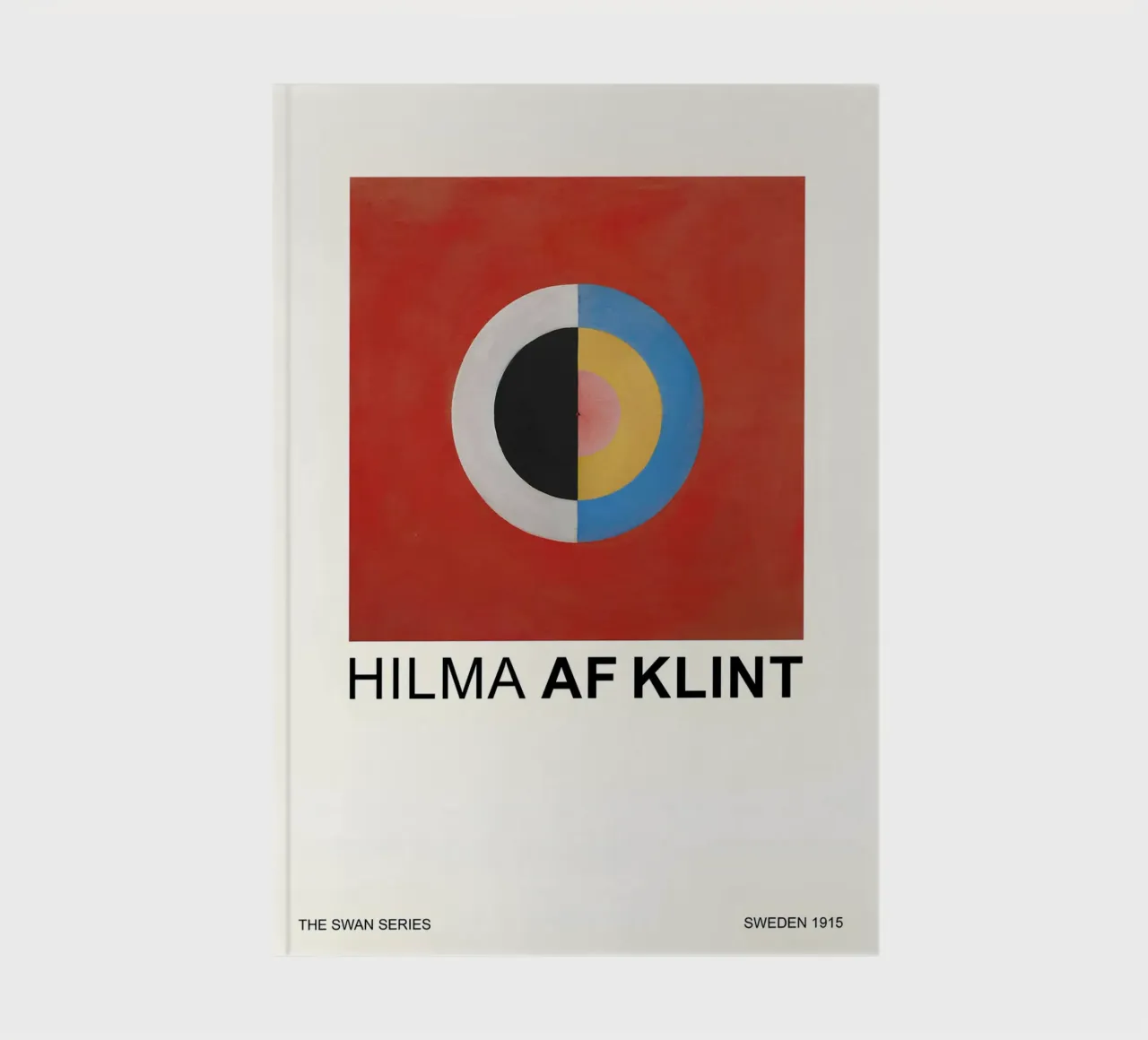 Hilma af Klint The Swan Series Abstract Circle notebook by homdeco