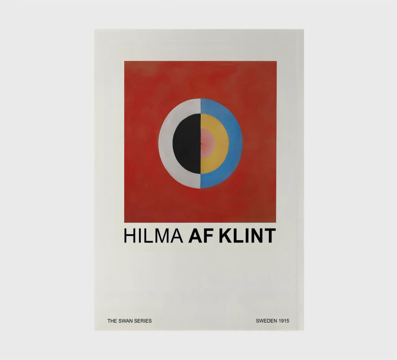 Hilma af Klint The Swan Series Abstract Circle notebook by homdeco