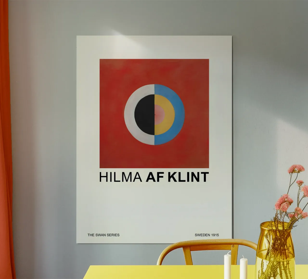 Hilma af Klint The Swan Series Abstract Circle hahnemühle by homdeco
