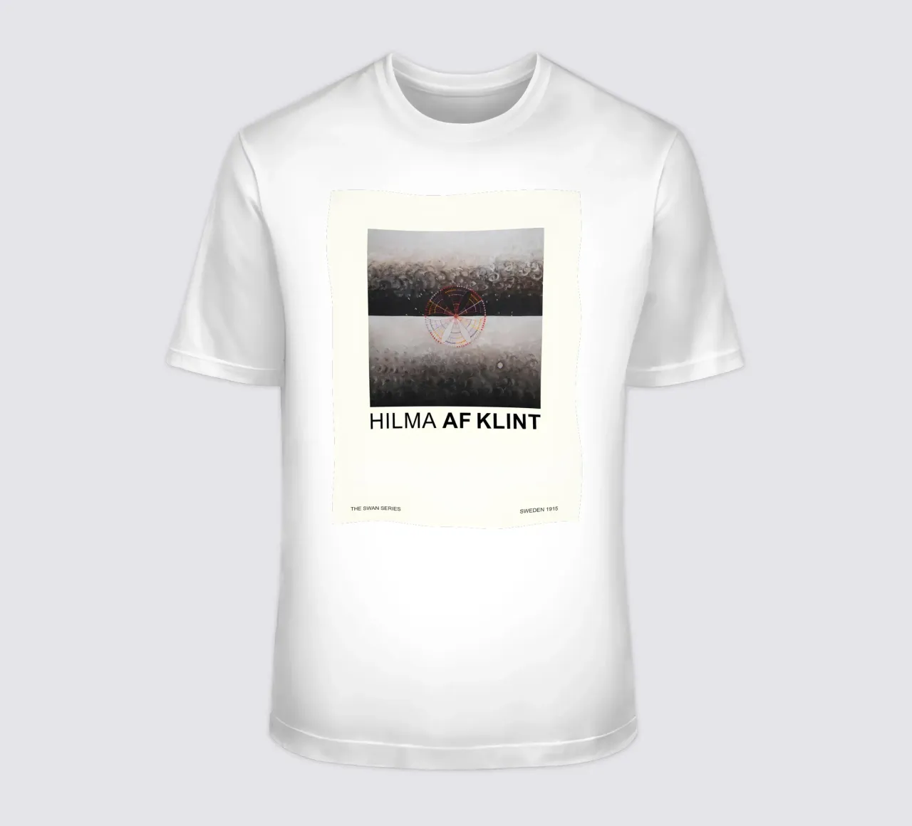 Hilma af Klint Serie del cigno Astratto cosmico 1915 t-shirt da homdeco
