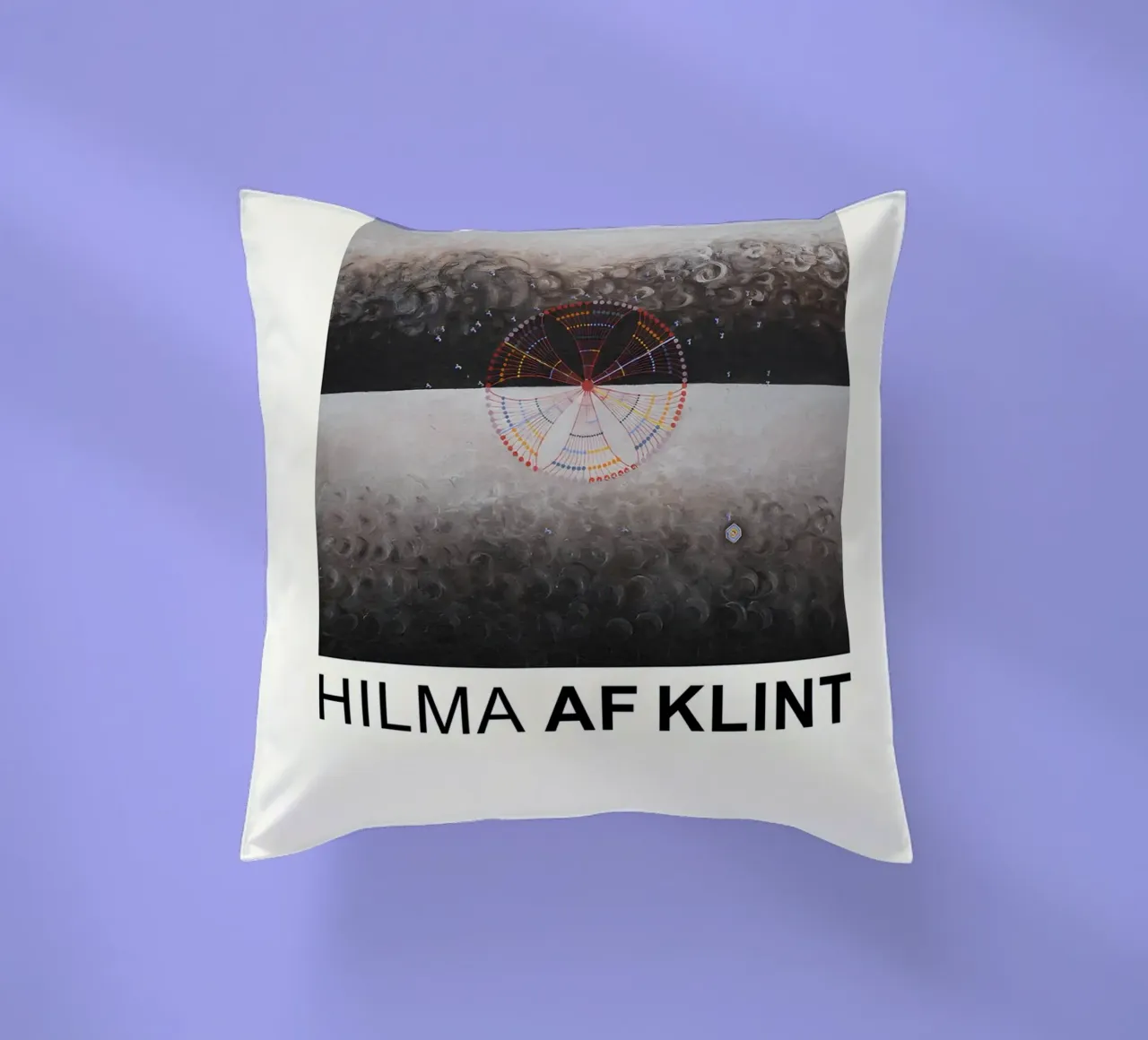 Hilma af Klint Serie del cigno Astratto cosmico 1915 cuscino da homdeco