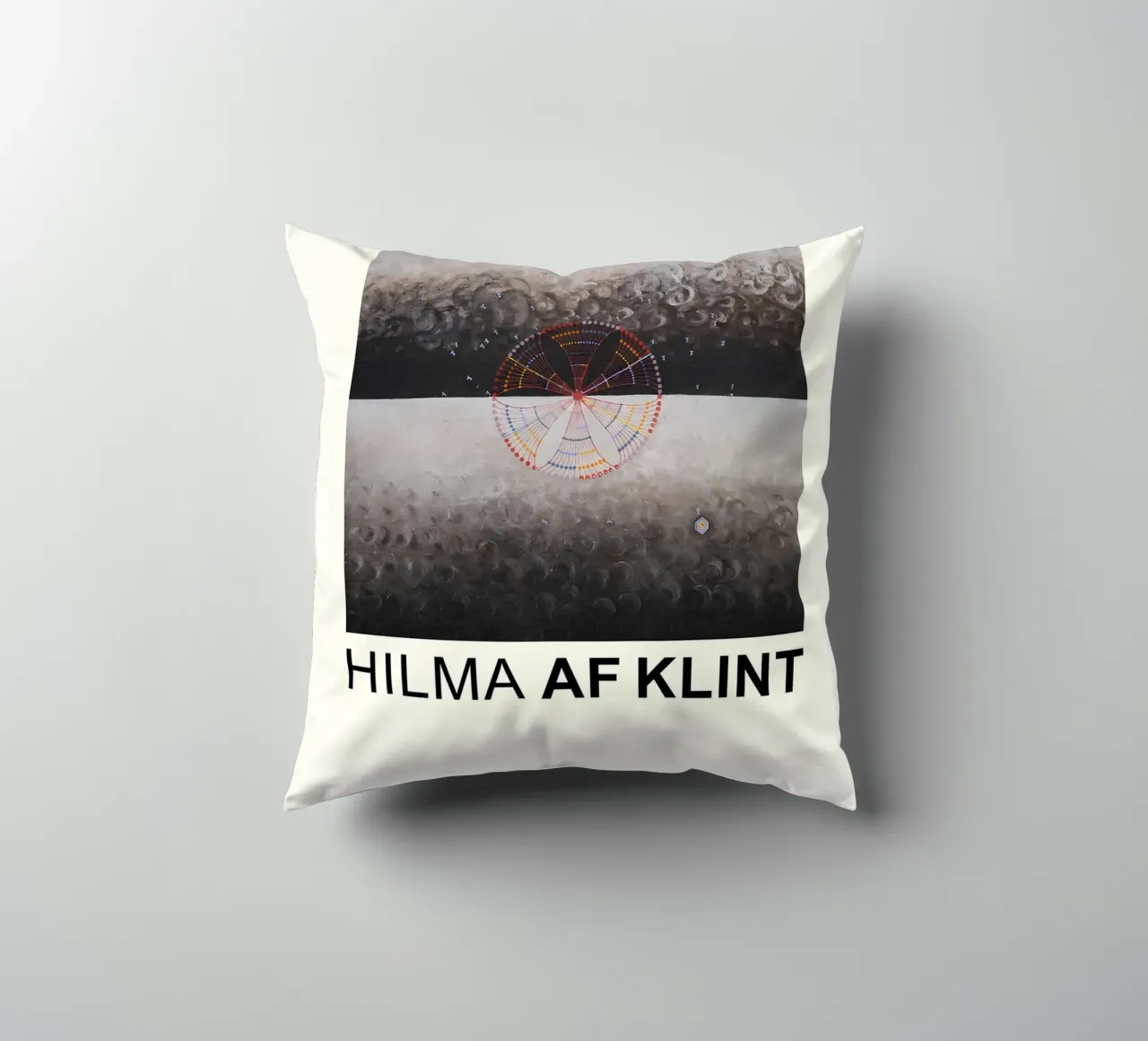 Hilma af Klint Serie del cigno Astratto cosmico 1915 cuscino da homdeco