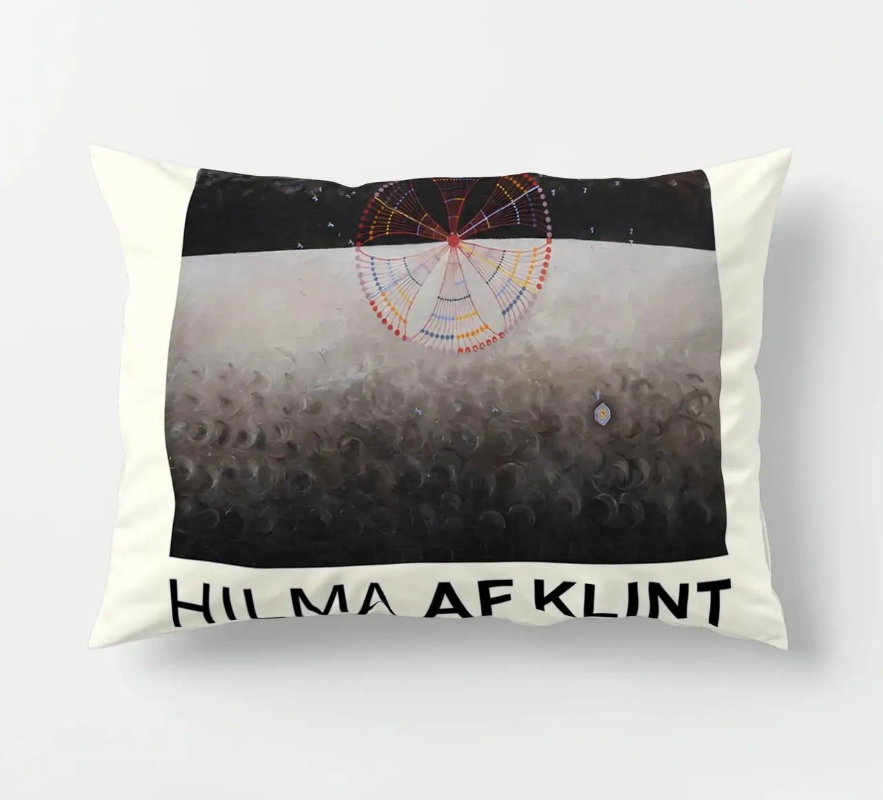 Hilma af Klint Serie del cigno Astratto cosmico 1915 cuscino da homdeco