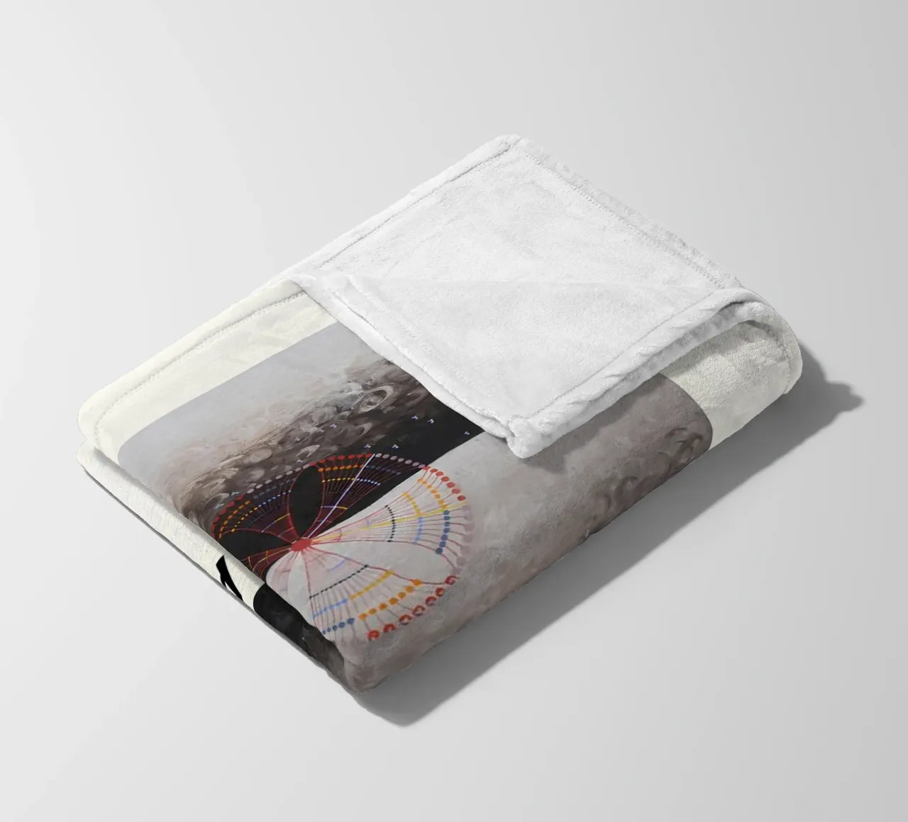 Hilma af Klint The Swan Series Cosmic Abstract 1915 fleece blanket by homdeco