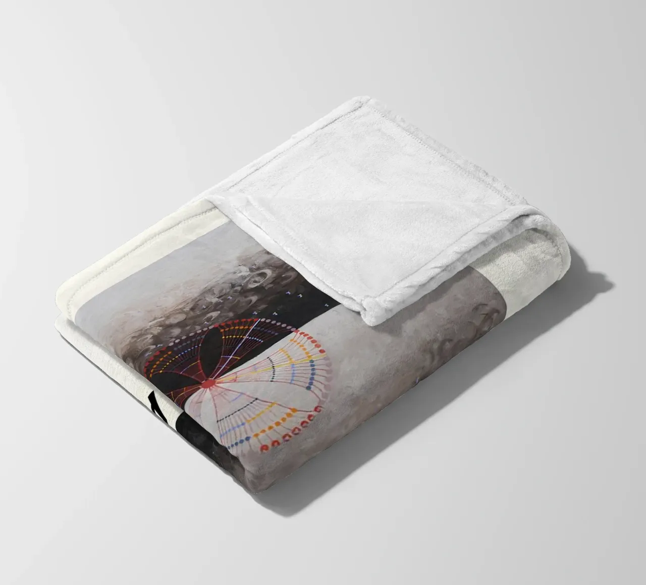 Hilma af Klint The Swan Series Cosmic Abstract 1915 fleece blanket by homdeco