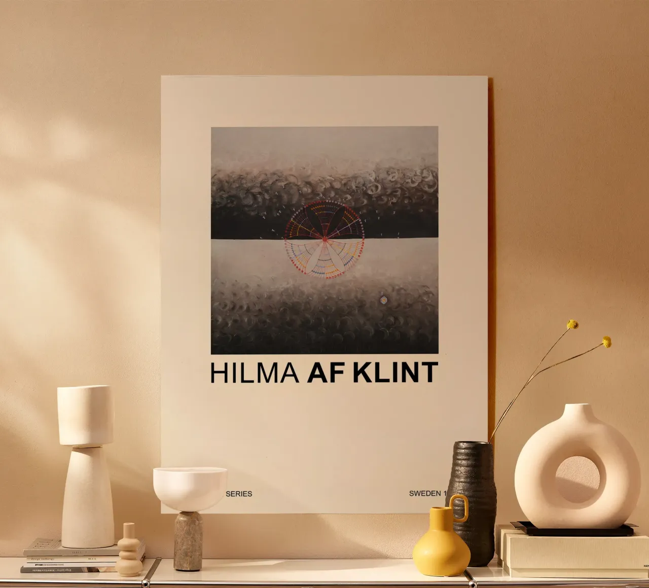 Hilma af Klint Serie Cisne Abstracto cósmico 1915 metacrilato de homdeco