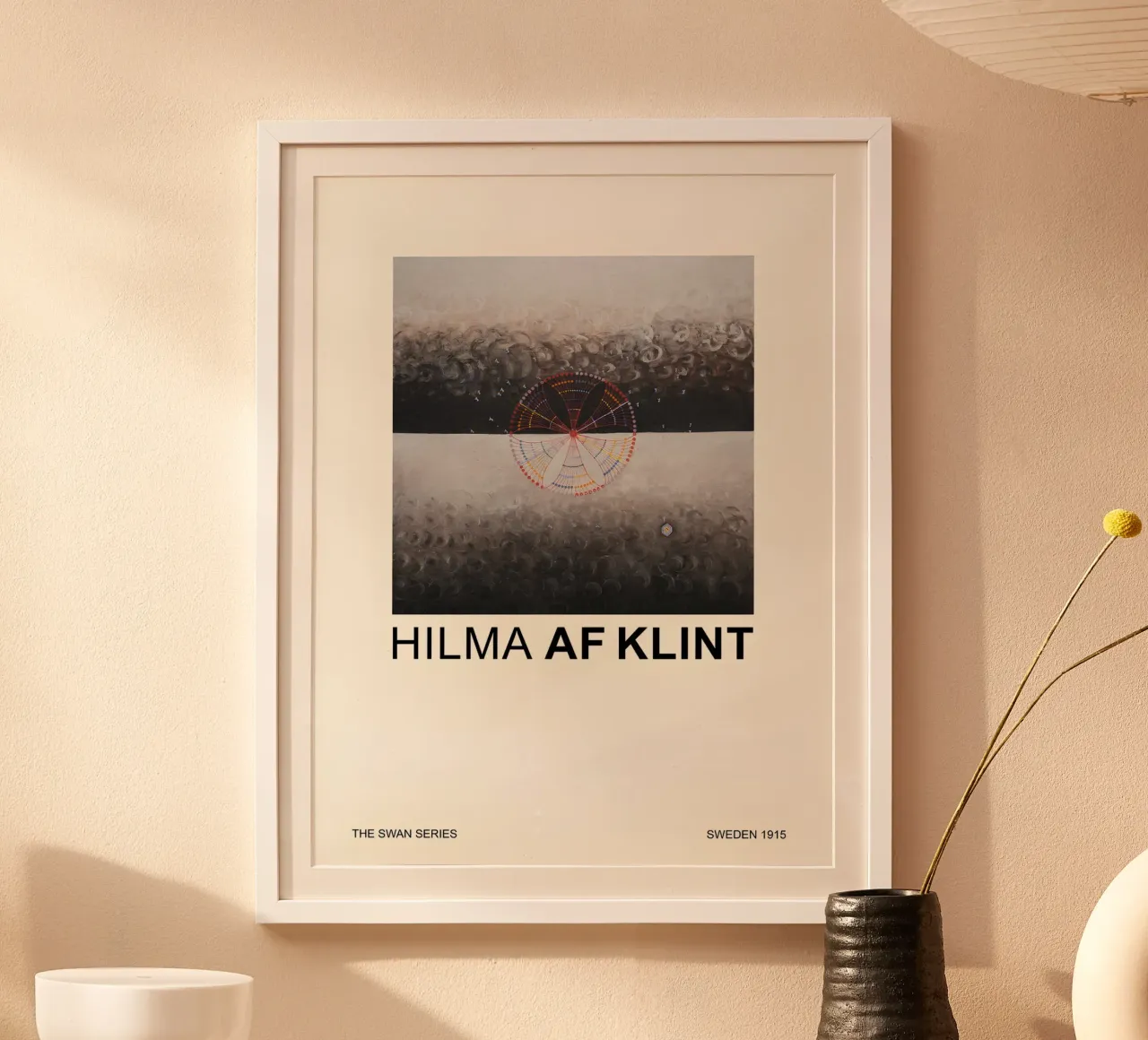 Hilma af Klint The Swan Series Cosmic Abstract 1915 hahnemühle by homdeco