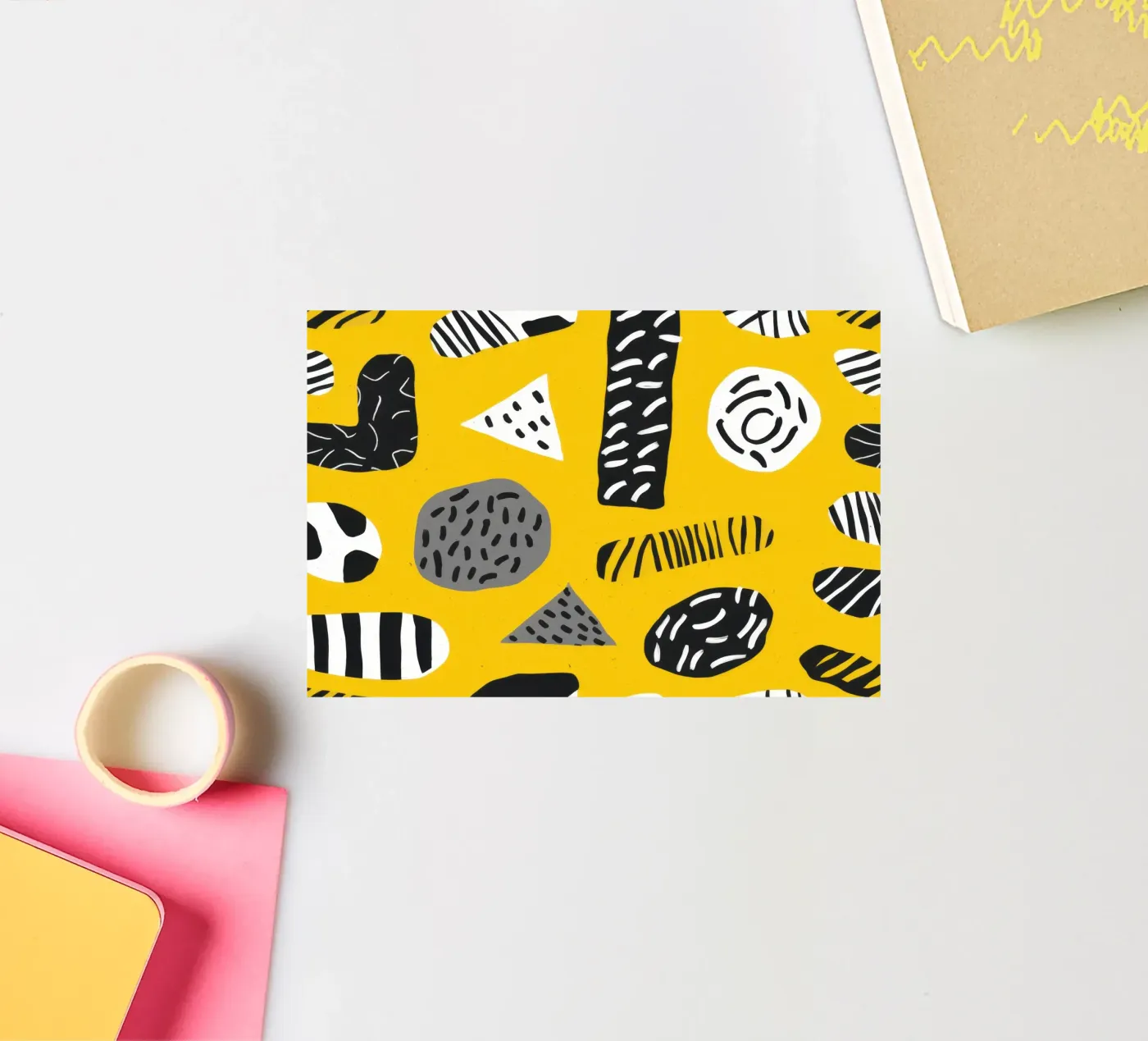 Playful Memphis Patterns adesivo da Veil Maya