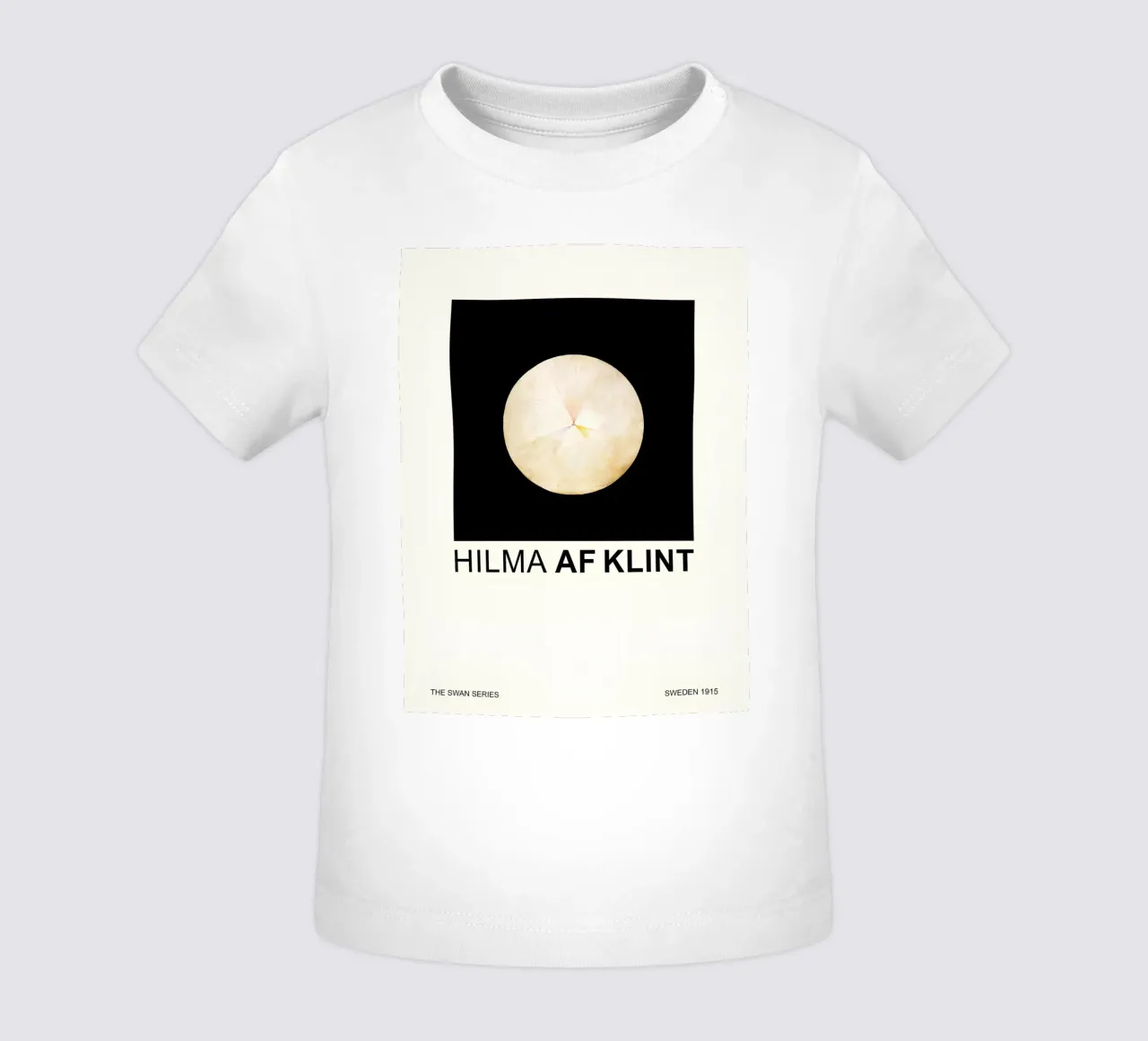 Hilma af Klint La serie del cisne Círculo cósmico camiseta de bebé de homdeco