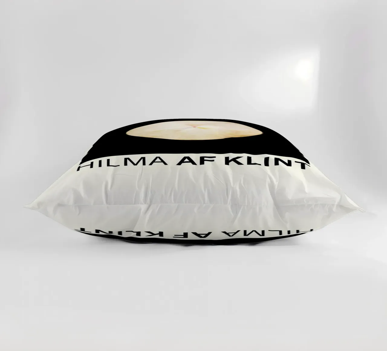 Hilma af Klint The Swan Series Cosmic Circle decorative cushion by homdeco