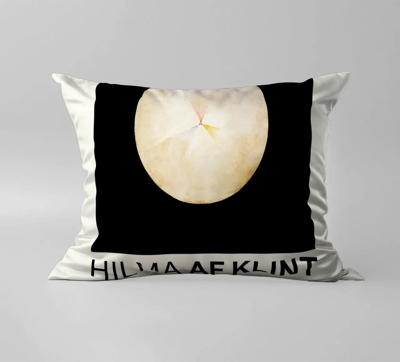 Hilma af Klint The Swan Series Cosmic Circle decorative cushion by homdeco