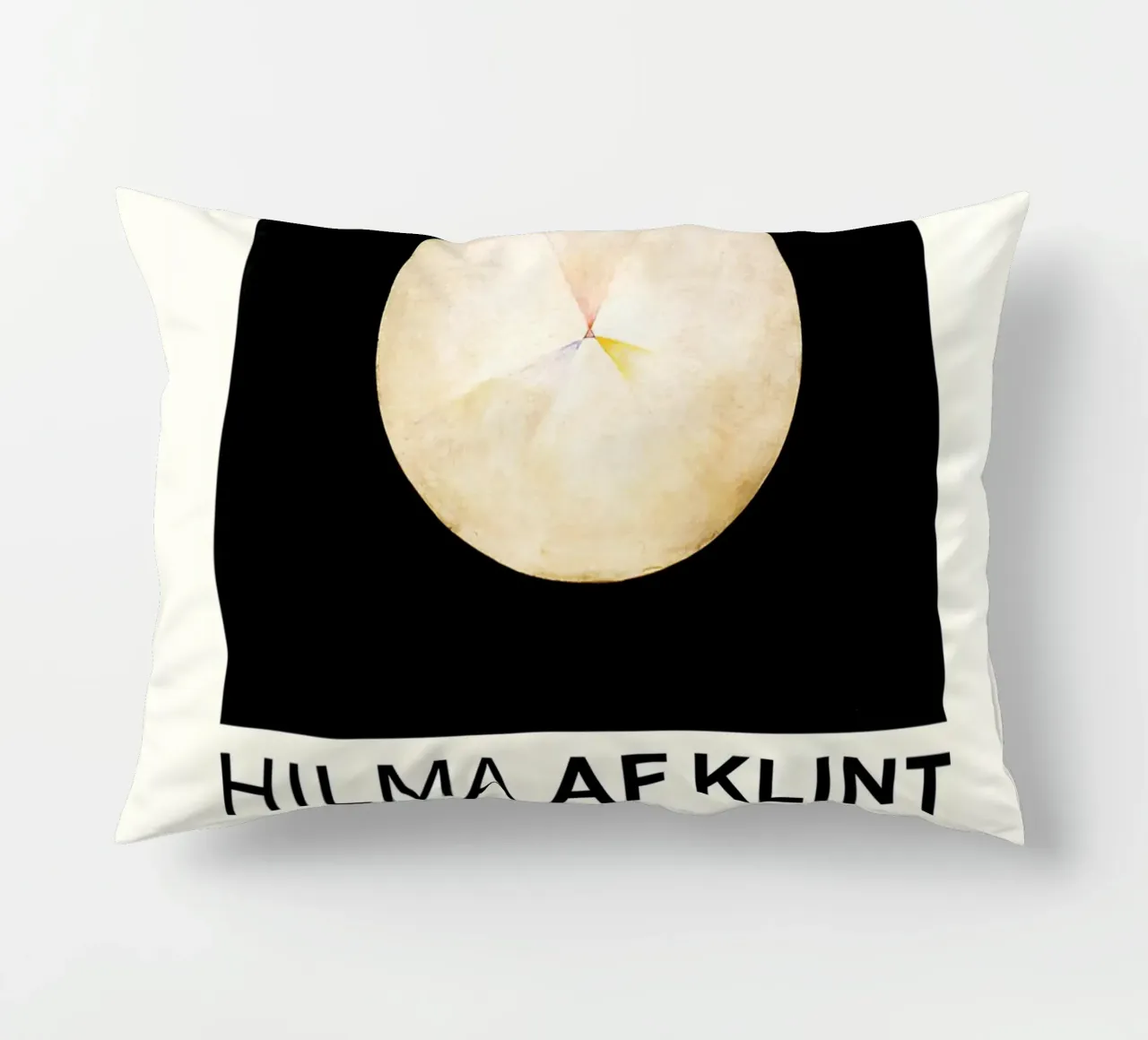 Hilma af Klint The Swan Series Cosmic Circle decorative cushion by homdeco