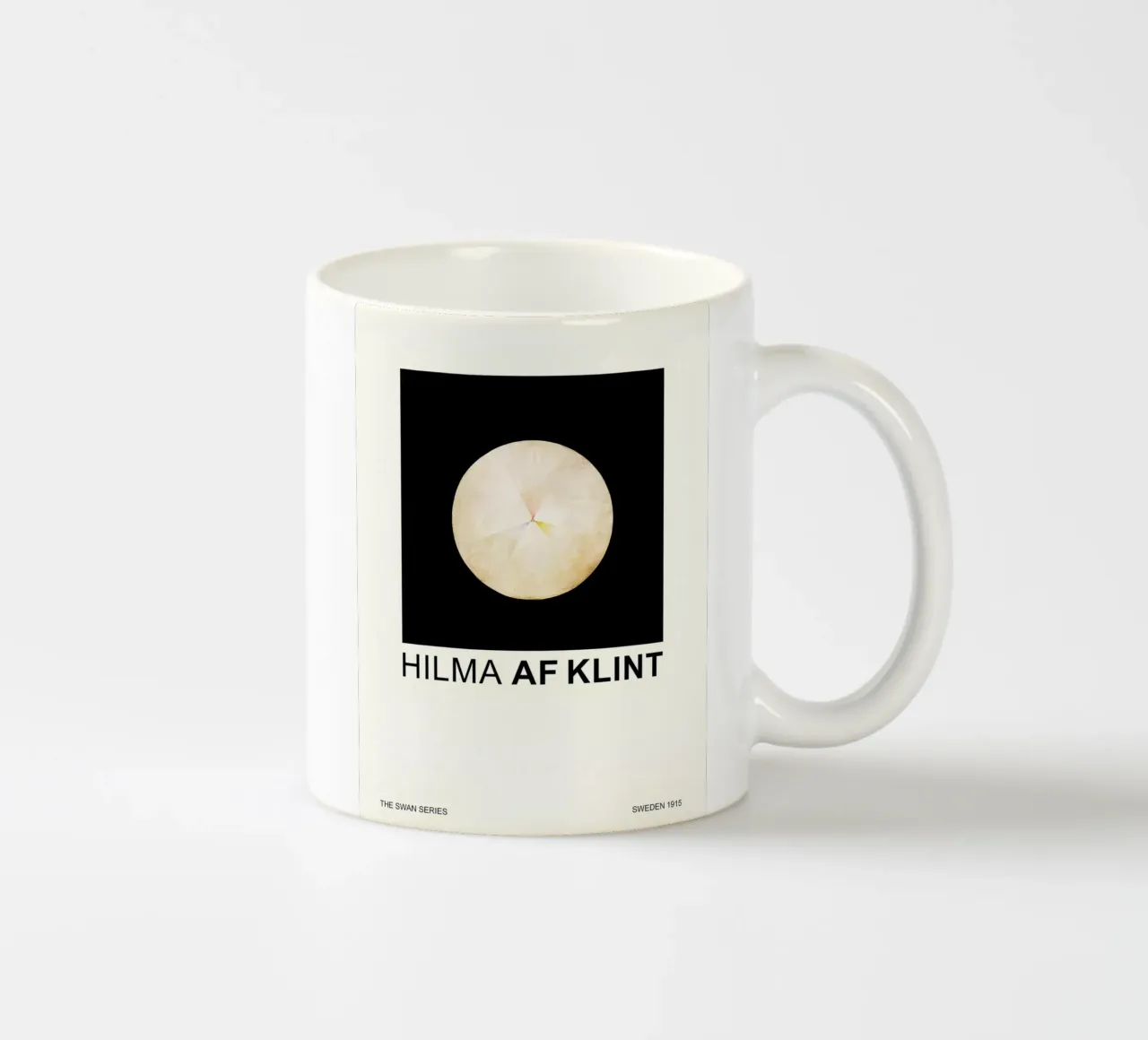 Hilma af Klint De Zwanenreeks Kosmische Cirkel keramische mok van homdeco