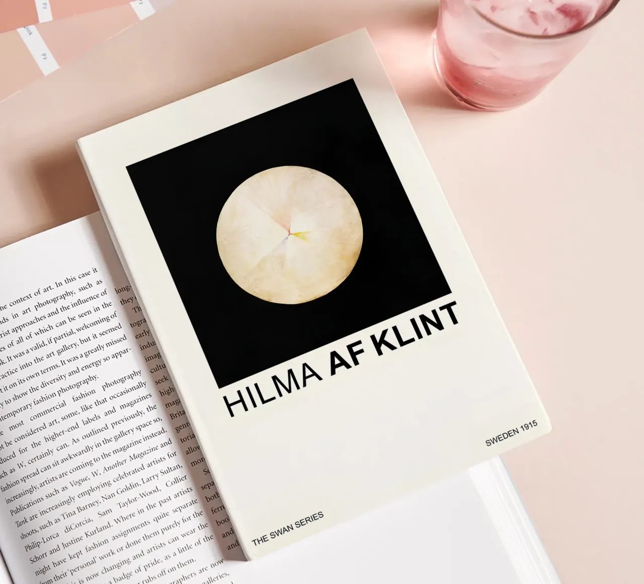 Hilma af Klint The Swan Series Cosmic Circle notebook by homdeco